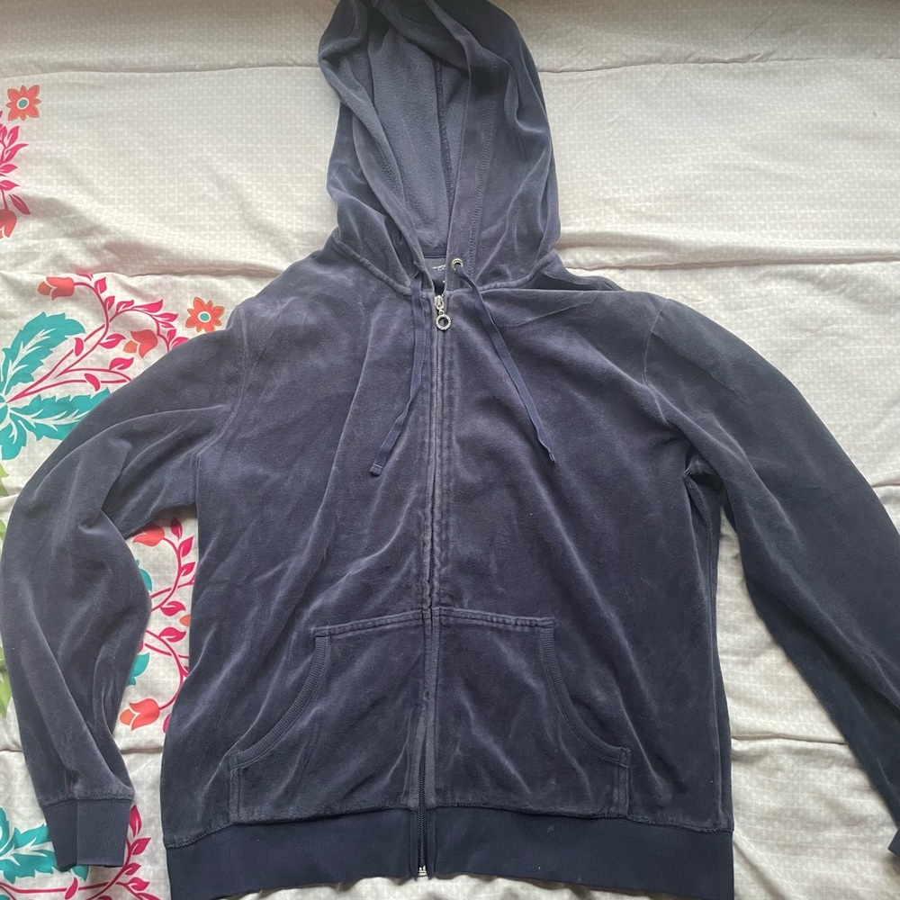 Purple Zip-up Sweater